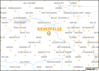 map of Siehenfelde