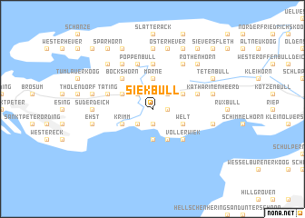 map of Siekbüll