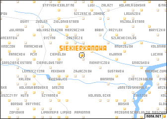 map of Siekierka Nowa