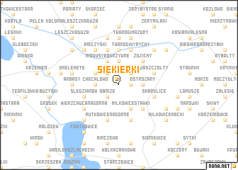 map of Siekierki