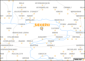map of Siekierki