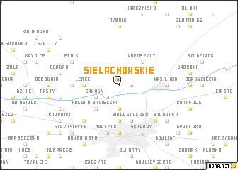 map of Sielachowskie