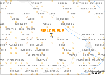 map of Sielce Lewe