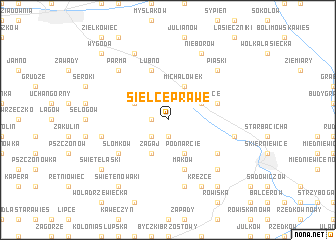 map of Sielce Prawe