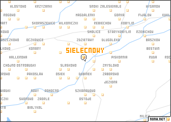 map of Sielec Nowy