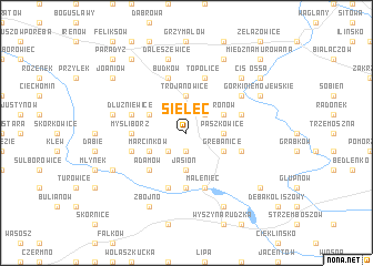 map of Sielec