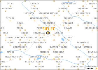 map of Sielec