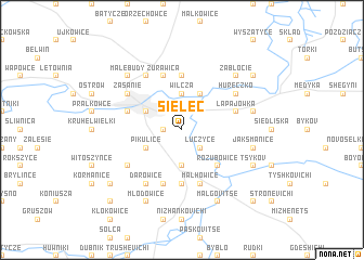 map of Sielec