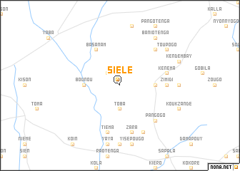 map of Siélé