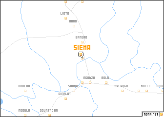 map of Siéma
