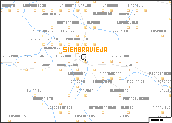 map of Siembra Vieja