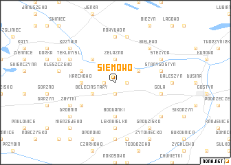 map of Siemowo