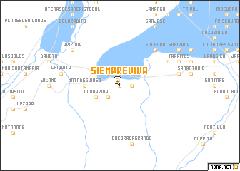 map of Siempreviva