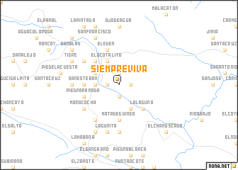 map of Siempre Viva