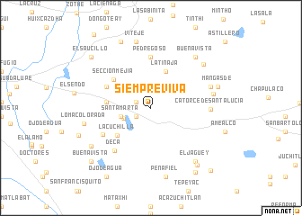 map of Siempreviva