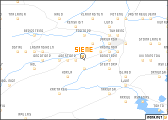 map of Siene