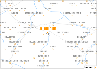 map of Sieniawa