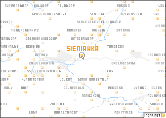 map of Sieniawka