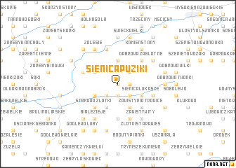 map of Sienica Puziki