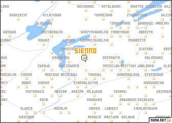 map of Sienno