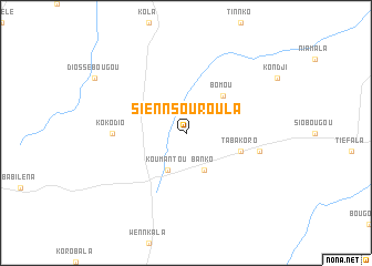 map of Siennsouroula