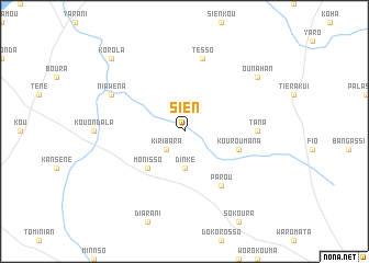 map of Sien