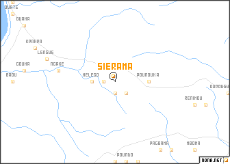 map of Sierama