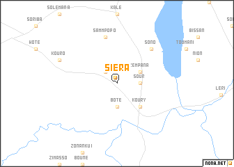 map of Siéra