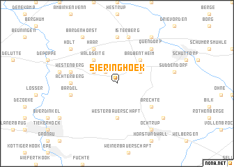 map of Sieringhoek