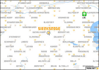 map of Sierksrade