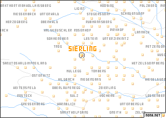 map of Sierling