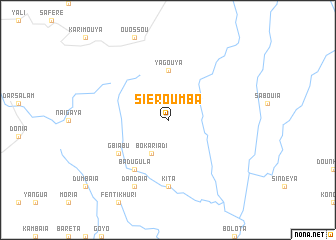 map of Siéroumba