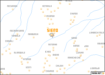 map of Siero