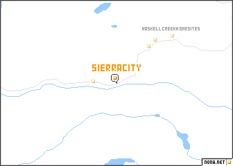 map of Sierra City