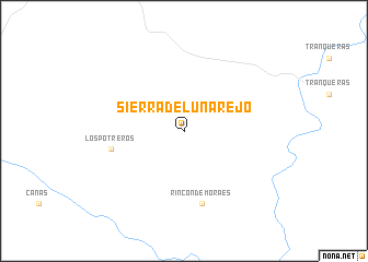 map of Sierra de Lunarejo