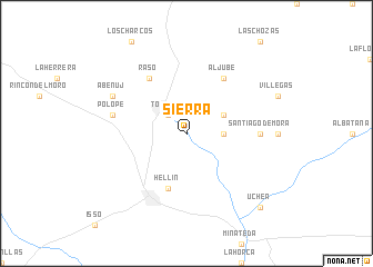 map of Sierra