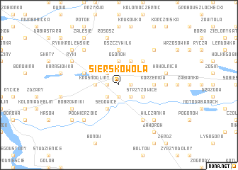 map of Sierskowola