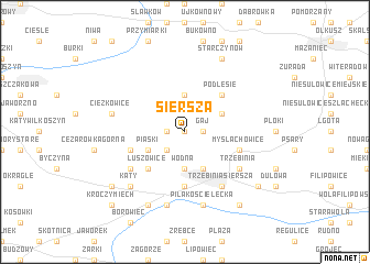 map of Siersza