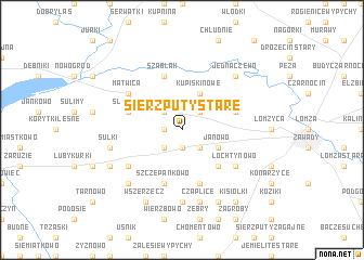 map of Sierzputy Stare