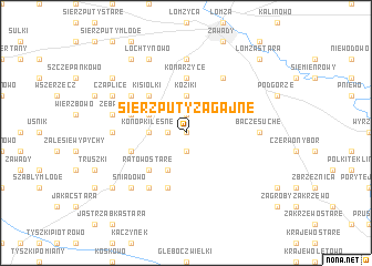 map of Sierzputy Zagajne