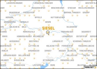 map of Siesel