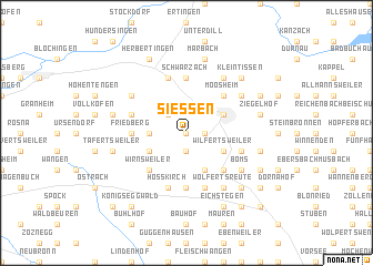 map of Sießen