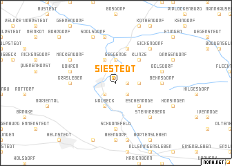 map of Siestedt