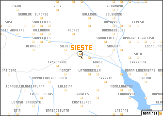 map of Sieste