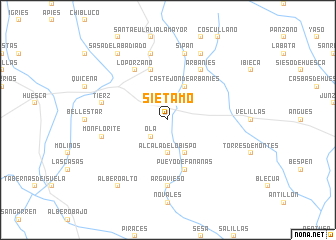 map of Siétamo