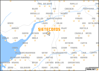 map of Sietecoros