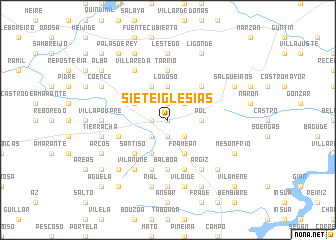 map of Sieteiglesias
