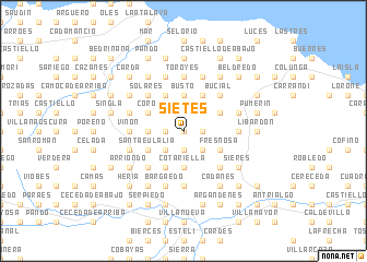 map of Sietes