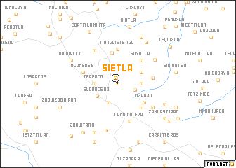 map of Sietla