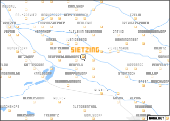 map of Sietzing